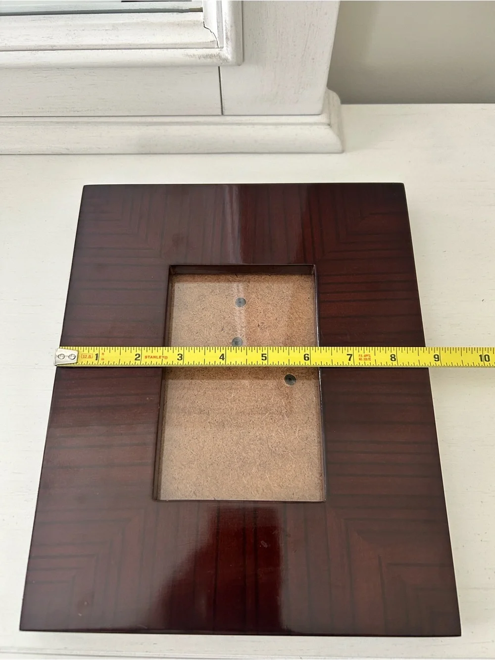 Classic Mahogany Wood Picture Frame - Dark Brown 3 by 5 photo
